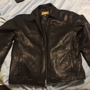 Boston Harbor leather jacket